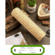 Klasik Delikli Doğal Bambu Hasır 45 Cm