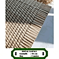 Oval Kapalı Örgü Hasır Esmer 3*3 Mm - 45 Cm