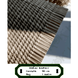 Oval Kapalı Örgü Hasır Esmer 3*3 Mm - 90 Cm