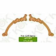 AP1507 Baskılı Kontraplak Aplik