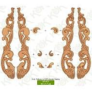 AP1651 Baskılı Kontraplak Aplik