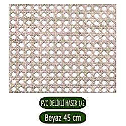 Pvc Delikli Hasır Beyaz 45 Cm Pvc Delikli Hasır Beyaz 45 Cm