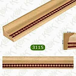 3115 Ayous Kalın Baklava Desen Işık Bandı