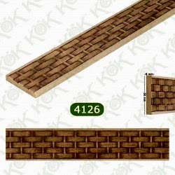 4126 Ayous İnce Hasır Desen İnce Aplik