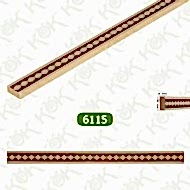 6115 Ayous Kalın Baklava Desen Çıta 6115 Ayous Kalın Baklava Desen Çıta