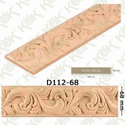 D 112 Mdf Üzeri Macun İşlemeli Çıta