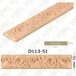 D 113 Mdf Üzeri Macun İşlemeli Çıta