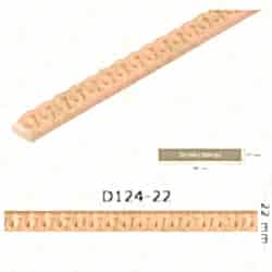 D 124 Mdf Üzeri Macun İşlemeli Çıta