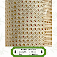 Klasik Delikli Kraft Örgü Hasır 45 Cm