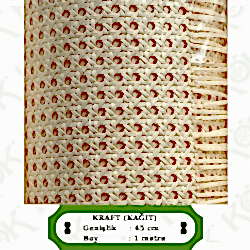 Klasik Delikli Kraft Örgü Hasır 45 Cm