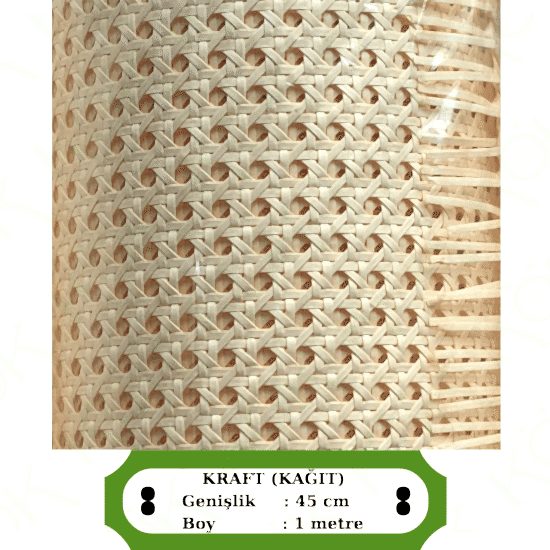 Klasik Delikli Kraft Örgü Hasır 45 Cm Klasik Delikli Kraft Örgü Hasır 45 Cm