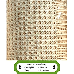 Klasik Delikli Kraft Örgü Hasır 60 Cm