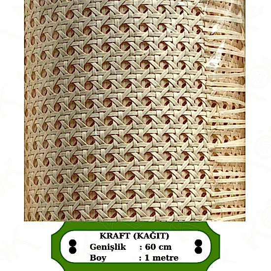 Klasik Delikli Kraft Örgü Hasır 60 Cm