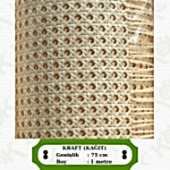 Klasik Delikli Kraft Örgü Hasır 75 Cm