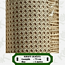 Klasik Delikli Kraft Örgü Hasır 75 Cm