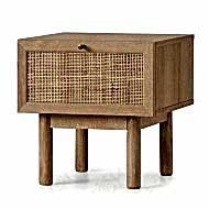 Doğal Kare Örgü Bambu Hasır 60 Cm