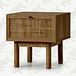 Doğal Kare Örgü Bambu Hasır 90 Cm