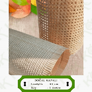 Oval Kapalı Örgü Hasır Esmer 3*3 Mm - 45 Cm