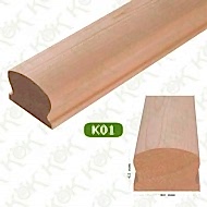 K01 Ahşap Merdiven Küpeştesi Çam