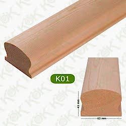 K01 Ahşap Merdiven Küpeştesi Çam K01 Ahşap Merdiven Küpeştesi Çam