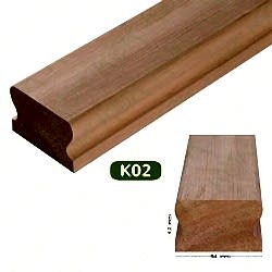 K02 Ahşap Merdiven Küpeştesi Çam K02 Ahşap Merdiven Küpeştesi Çam