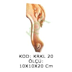 KRKL-20 ÖZEL OYMALI LÜKENS AYAK KARAKOLALI MODEL