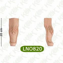 LNO 820 Oymalı Lükens Ayak 8*8*20 LNO 820 Oymalı Lükens Ayak 8*8*20
