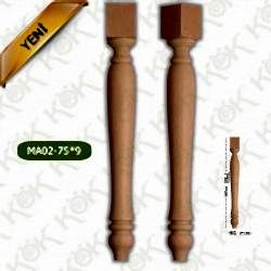 MA02-75-9 Ahşap Torna Masa Ayağı