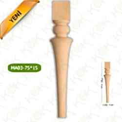 MA03-75-15 Ahşap Torna Masa Ayağı