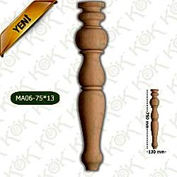 MA06-75-13 Ahşap Torna Masa Ayağı