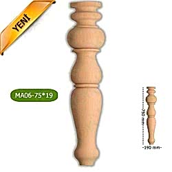 MA06-75-19 Ahşap Torna Masa Ayağı