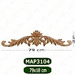 MAP-3104-79*18*1,4 Ahşap Oyma Aplik