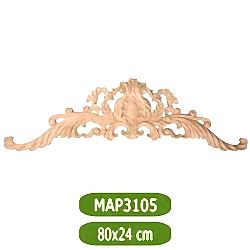 MAP-3105-80*24*1,5 Ahşap Oyma Aplik