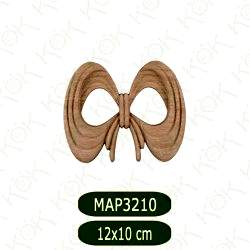 MAP-3210-12*10*0,8 Ahşap Oyma Aplik