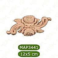 MAP-3441-12*5*1,2 Ahşap Oyma Aplik