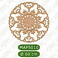 MAP-5010-60*60*1,7 Ahşap Tavan Göbeği