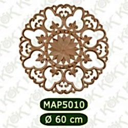 MAP-5010-60*60*1,7 Ahşap Tavan Göbeği MAP-5010-60*60*1,7 Ahşap Tavan Göbeği