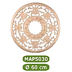 MAP-5030-60*60*1,7 Ahşap Tavan Göbeği MAP-5030-60*60*1,7 Ahşap Tavan Göbeği