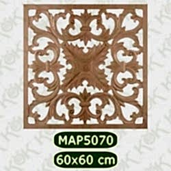 MAP-5070-60*60*1,7 Ahşap Tavan Göbeği MAP-5070-60*60*1,7 Ahşap Tavan Göbeği