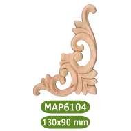 MAP-6104 13*9*0,8 Ahşap Oyma Aplik