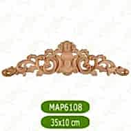 MAP-6108 35*10*1.2 Ahşap Oyma Aplik