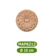 MAP-6212-10*10*1 Ahşap Oyma Aplik