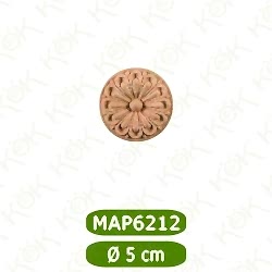 MAP-6212-5*5*1 Ahşap Oyma Aplik