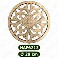 MAP-6213-20*20*1 Ahşap Oyma Aplik