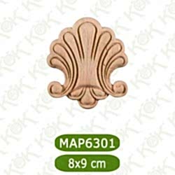 MAP-6301-9*8*1 Ahşap Oyma Aplik
