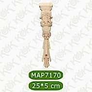 MAP-7170-25*5*1,8 Ahşap Oyma Aplik