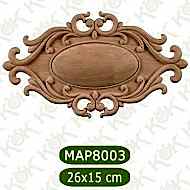 MAP-8003-26*15*2,2 Ahşap Oyma Aplik