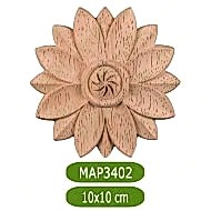 MAP-3402-10*10*1,2 Ahşap Oyma Aplik