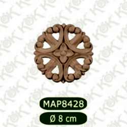 MAP8428-8*8*1 Ahşap Oyma Aplik