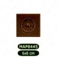 MAP8445-6*6*0,8 Ahşap Oyma Aplik